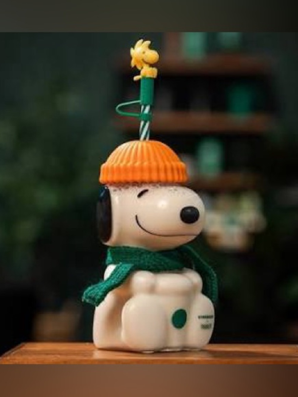 Peanuts + Starbucks Snoopy Glass Cup